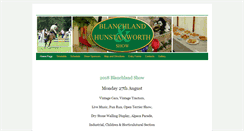 Desktop Screenshot of blanchlandshow.co.uk
