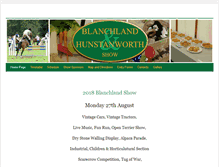 Tablet Screenshot of blanchlandshow.co.uk